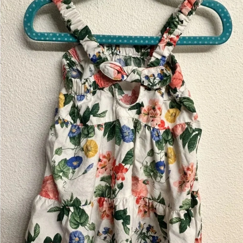 3 Pc Lot Infant Girls Summer 12 Mo Dress Romper Shirt Summer Floral Avacado